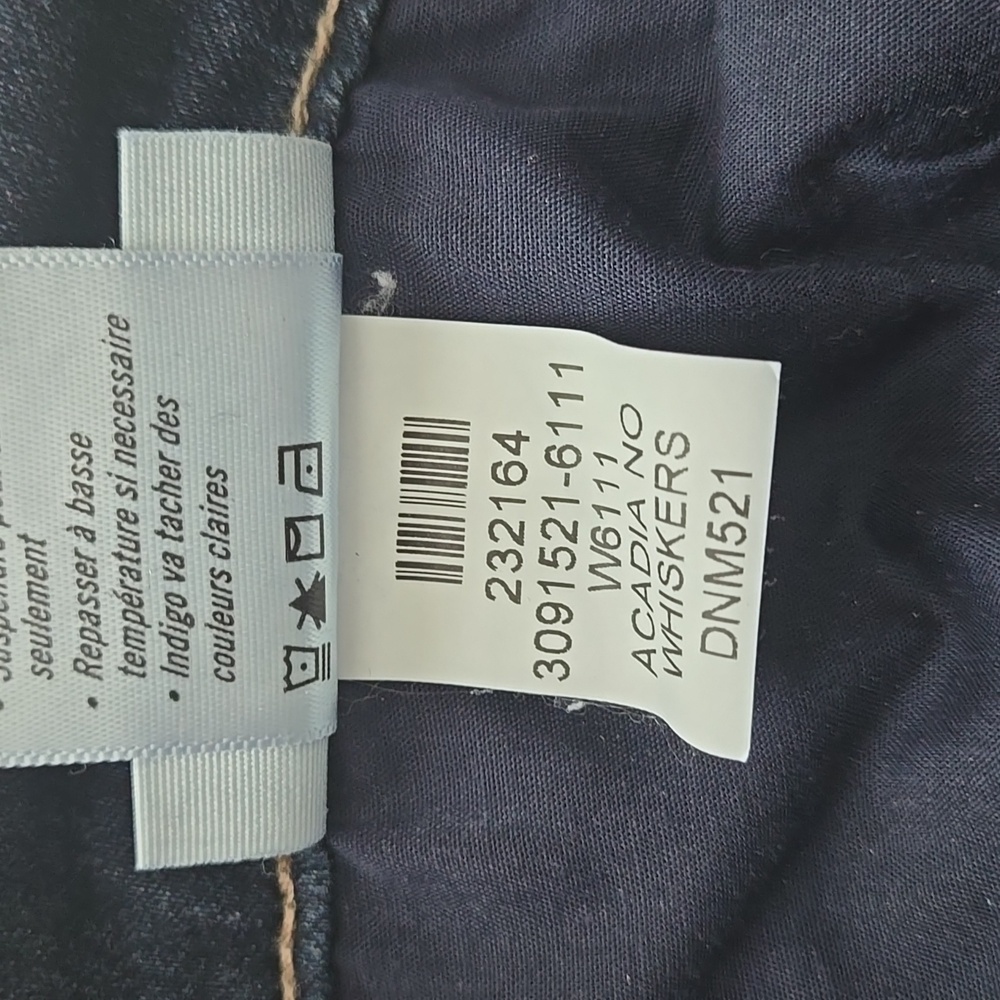 PAIGE Womans High Rise Edgemont Skinny Jeans in Whiskers Darker Wash Sz 32 - Picture 12 of 12